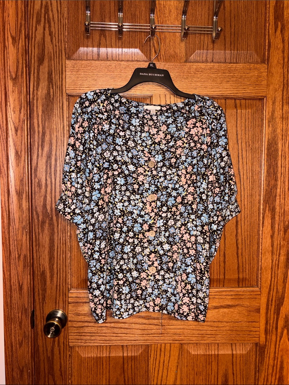 Floral button up blouse